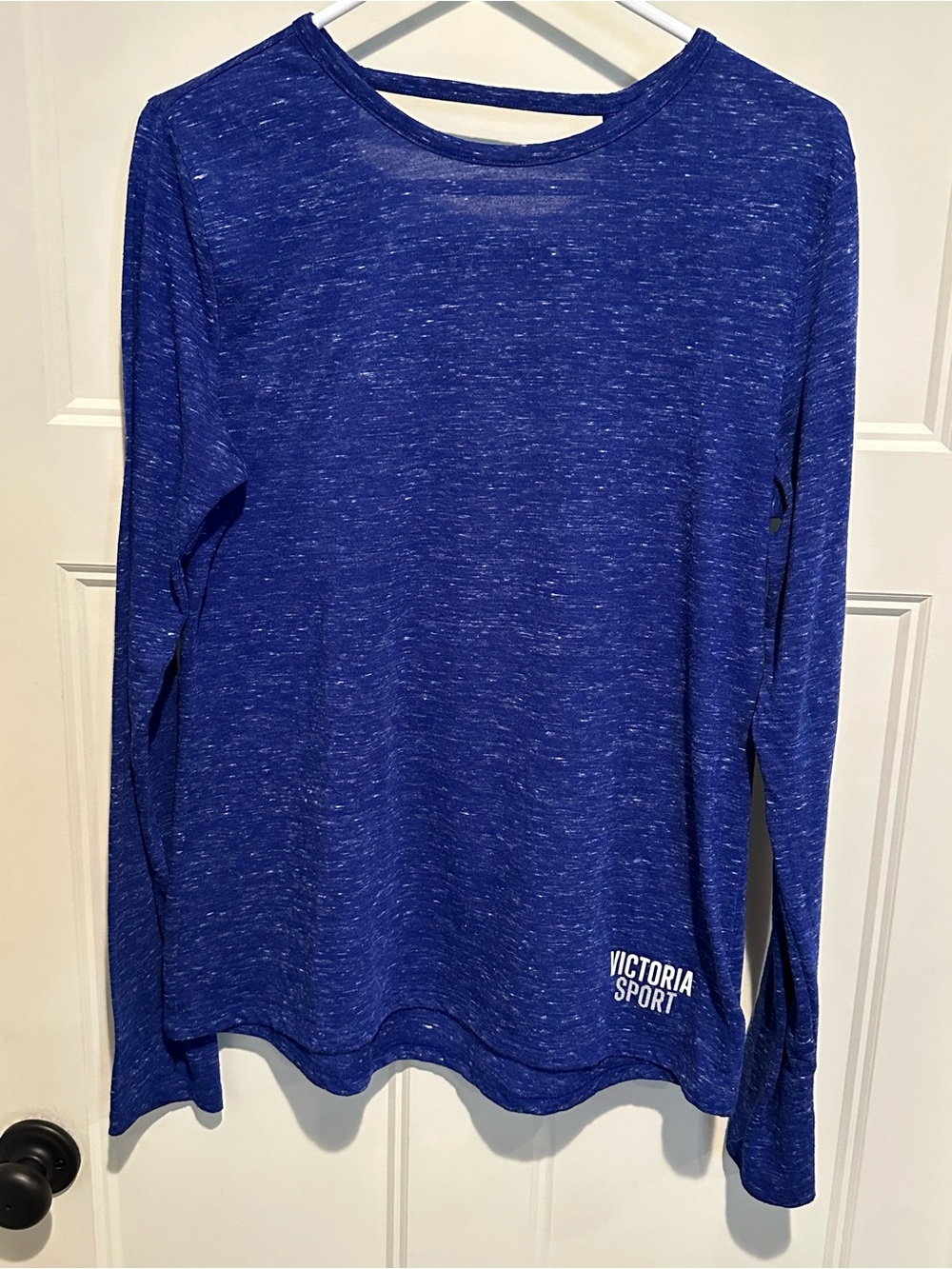Victoria Sport Long Sleeve Top - Heathered Blueish Purple Large